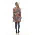 Women's multi print festival  round neck tunic dress KX24758