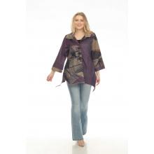 Puple Suede Three Button Cardigan Jacket RK24845