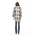Lady's  single button Plaid Jacket Coat KBS24786