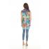 Women's Multi Floral Button Slv Less Cardigan Vest KCT2488