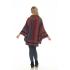 Red Mountain Multi Cowl Neck Poncho (KN2047)