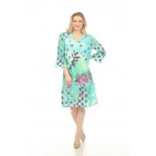 Women's 3/4 Quarter Sleeve Dress  KV2302