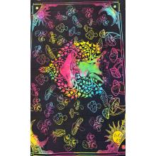 Tree  of life Sun moon  Yoga Mushroom  Tapestry B03