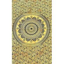 Yellow Floral Mandala Tapestry B139