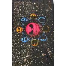 Yin Yang Moon Phases Tapestry B159