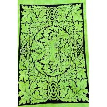 Celtic Nature Motifs Green Tapestry B39