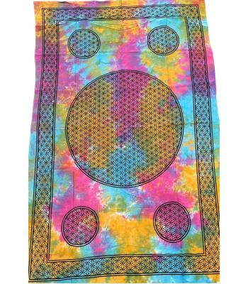 Psychedelic Tie‑Dye Tapestry B41 