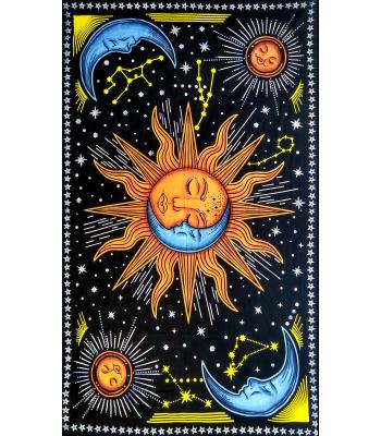  83X95" Single Multi Sun Moon Love B555 Multi