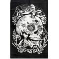 Sugar Skull Black White Tapestry B98