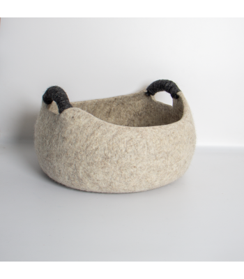 Handmade Felt Cat Cave Basket Large CC8