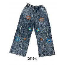 Cotton Floral Artwork Blackstone Palazzo Pant D1194