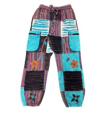 Crazy Flower Artwork Yoga Pant D1324