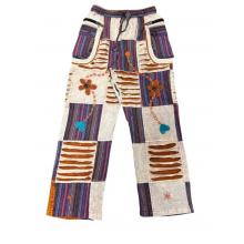 Razor Cut Flower Crazy Artwork Himalaya Pant D1325