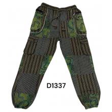 Cotton Patchwork Jungle Tribal Pant D1337