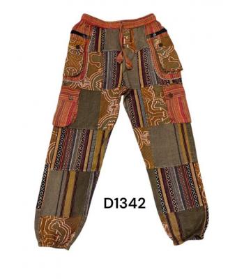Cotton Xo Patchwork Grand Canyon Tribal Pant D1342 