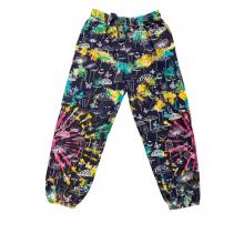 Cotton Multi Tie Dye Butterfly Mushroom Pant D522T