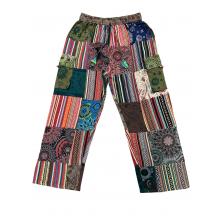 Cotton Multi Color Patchwork Festival Pant DT112