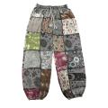 Cotton Multi Patchwork Outer Interlock Boho Hippie Pant DT116