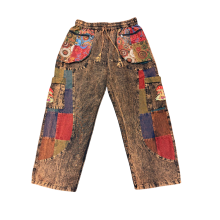 Cotton Multi Color Blackrock Red Mushroom Cargo Pant