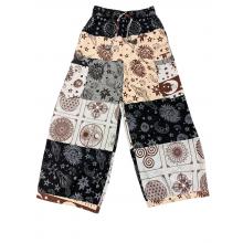 Cotton Multi Color Galaxy Palazzo Pant DT25806
