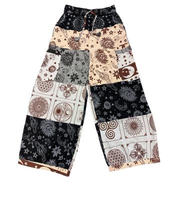 Cotton Multi Color Galaxy Palazzo Pant DT25806
