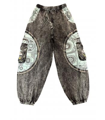 Sun Moon Mushroom Box Pocket Pant HF34