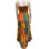 Cotton Multi Color Patchwork Boho Spaghetti Strap Bobbin Smocked Dress HF38