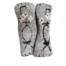 Knitted Wool Handwarmers  HW06