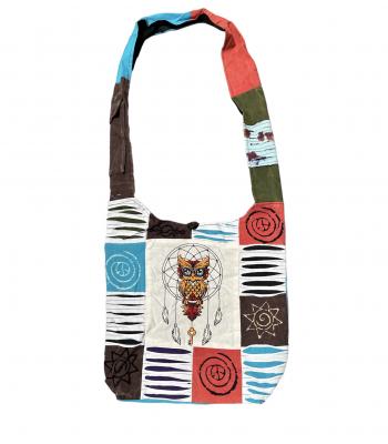 Cotton Owl on Dreamcatcher Bag KFC2641 