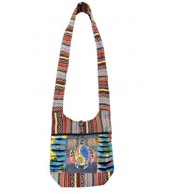 Cotton Aztec Zip Pocket Turtle Mini Bag KFC2979