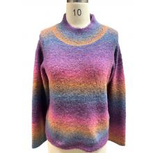 Women Rust Ombre Super Soft Sweater Top KN25554