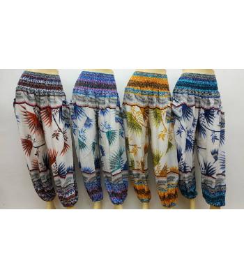 Rayon Leaf Assorted Yoga Trouser KTY153