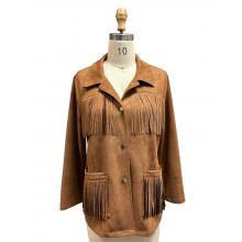 Women Suede Cowgirl Jacket KX25595