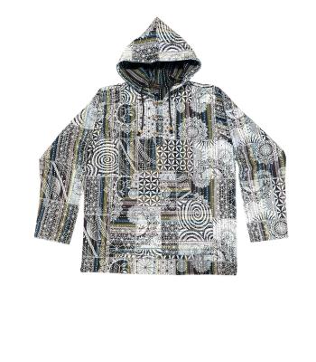 Cotton Patchwork Geometric Mandala Earthy Tone Mountain Jacket NC59