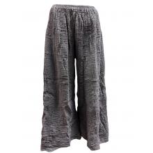 Cotton Crinkle Grey Palazzo Pant KTK403Grey
