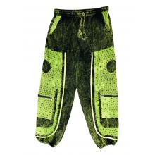Cotton Multi Green patchwork Jungle Safari Pant R25911