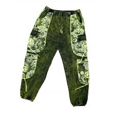 Cotton Multi Patchwork Jungle Beauty Swirl Sun Moon Pant R25926