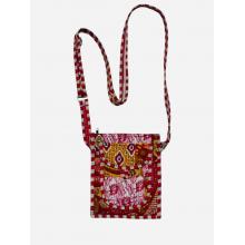 Cotton Patchwork Kantha Stiches Quilted Mini Bag R25942