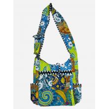 Cotton Patchwork Kantha Stiches Quilted Hobo Bag R25974