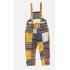 Cotton Patch work Elastic Back Tie Overall Jumpsuit R26003