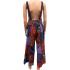 Cotton Colorful Patchwork Festive Overall Jumpsuit R26007