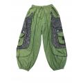  Emb Pocket Green Himalaya Boho Pant RB12