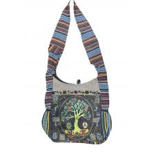 Cotton Side Pocket Multi Celtic Dragon Tree of Life Bag RIB25747