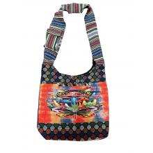 Cotton Bee and Butterfly Mushroom Bag RIB25824