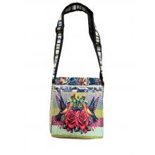 Cotton Rose Butterfly Hummingbird Mini File Bag RIB25837