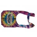 Cotton Multi Purple Tie Dye Route 66 Bag RIB25929 