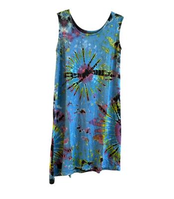 Viscose Tie Dye Tunic Dress  RW1602 