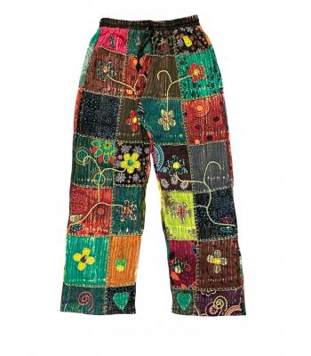 Flower Embroidery Festival Pant UR22