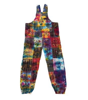 Cotton Tie Dye Overall / Jumpsuit Wholesale (DI67)