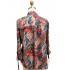 Women's Multi Three Button Drawstring Sleeve Angel Shirt   KX25023